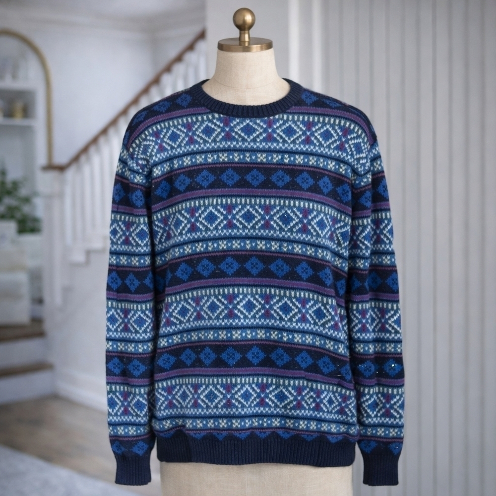 Levi’s Vintage Knit Knitted Round Neck Pullover Sweater Sz XL